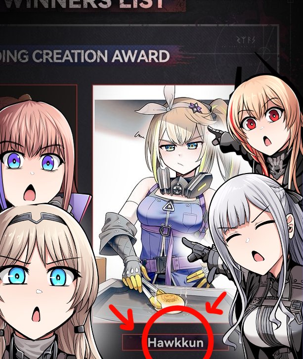 Hell yeah we take those!
Honestly I didn't think I'd ever win any official contests from GFL considering the things I draw of their characters lol.
But I think this confirms that my name is not in Yuzhong's great book of grudges and I can keep doing what I'm doing. Thx MICA😁