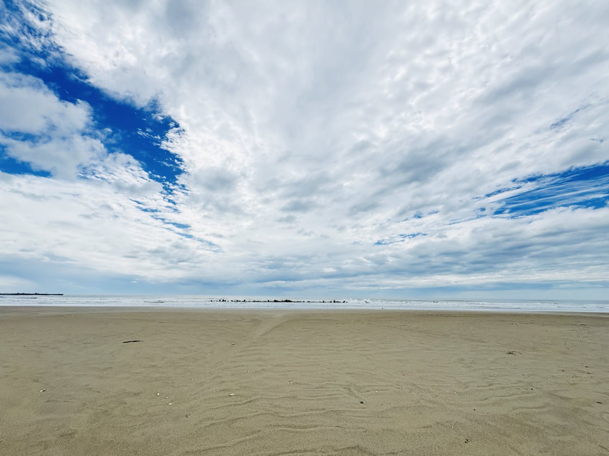 大荒れの九十九里（眺めるだけ