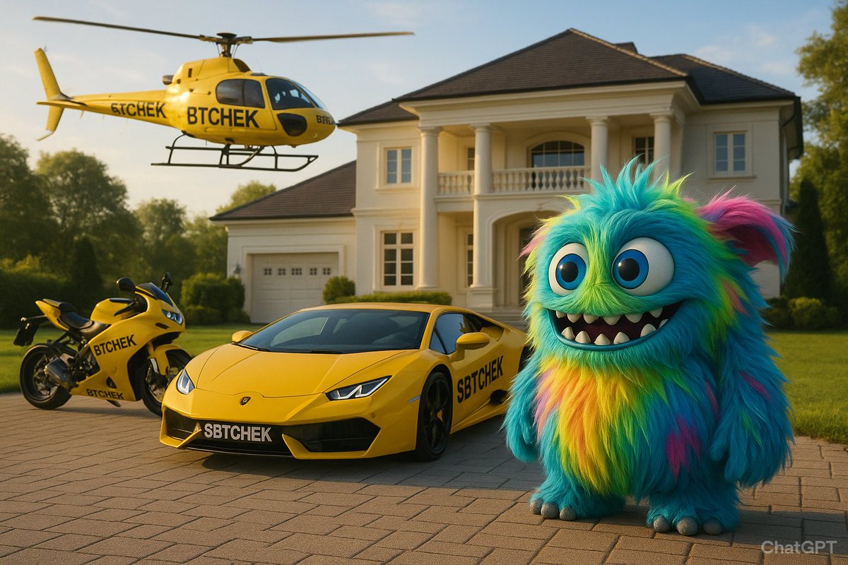 🚨 Big Announcement! 🚨
Outstanding success 🔥🚀🚀
Morning view of pure victory. Mansions, Lambos, bikes, and a heli — all stamped $BTCHEK.
This little beast means business.
Just hold... soon x100. 🚀🔥"

X: @Mcasselos
GOLD $BTCHEK

8qpYJKgGwkrcxizshvv4LJxytqXb7X7kExwXzy2CyS2R