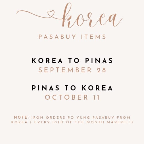 Hi! I'm coming home soon and I'm open for pasabuy 🫶🏻

#coupmawo for legitimacy 🥰