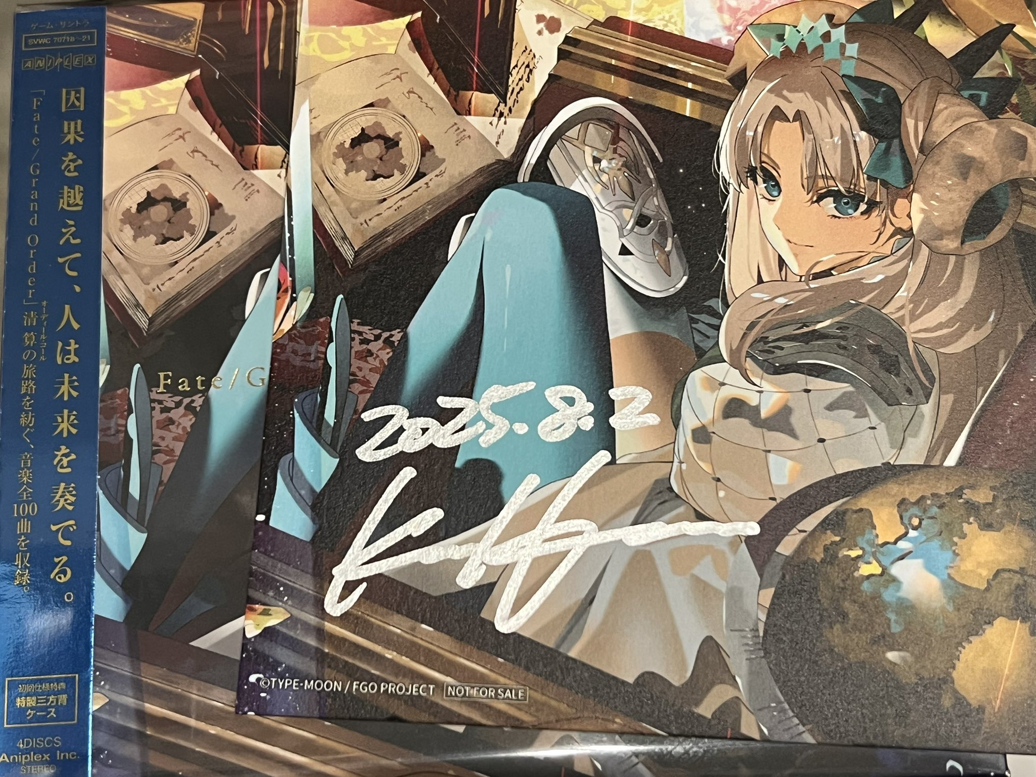 FGO fes フェス 2025 レコード　LP 芳賀敬太 直筆サイン　トート FGO fes フェス 2025 レコード LP 芳賀敬太 直筆サイン トート