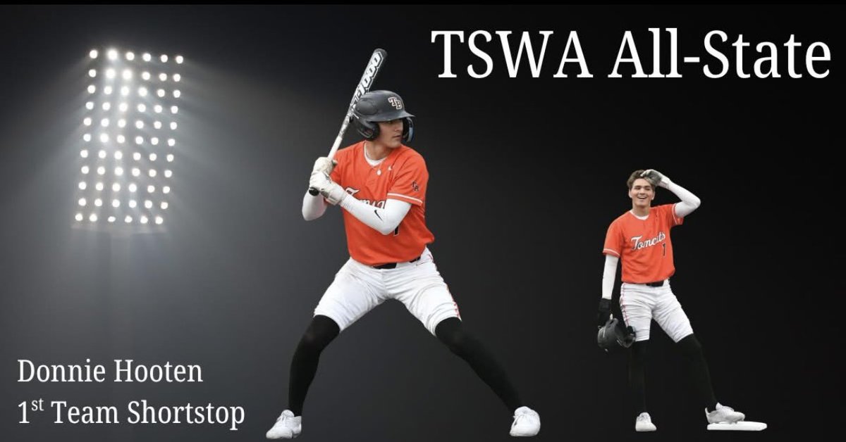 Congratulations Donnie Hooten on being selected to the TSWA All-State 1st Team at Shortstop!