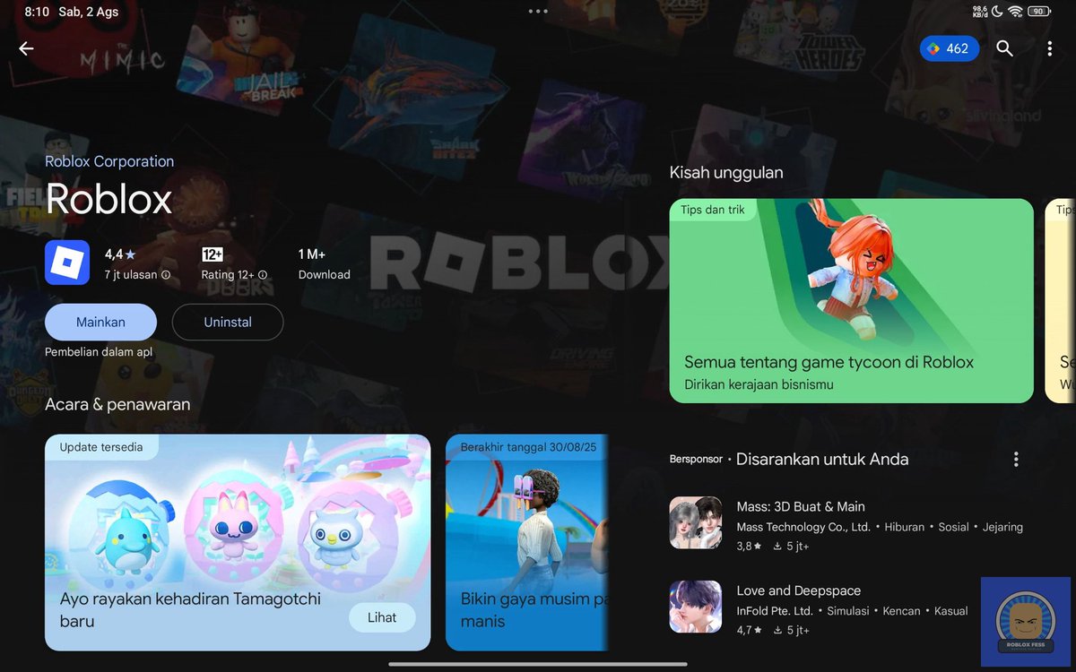 Roblox Fess tweet media