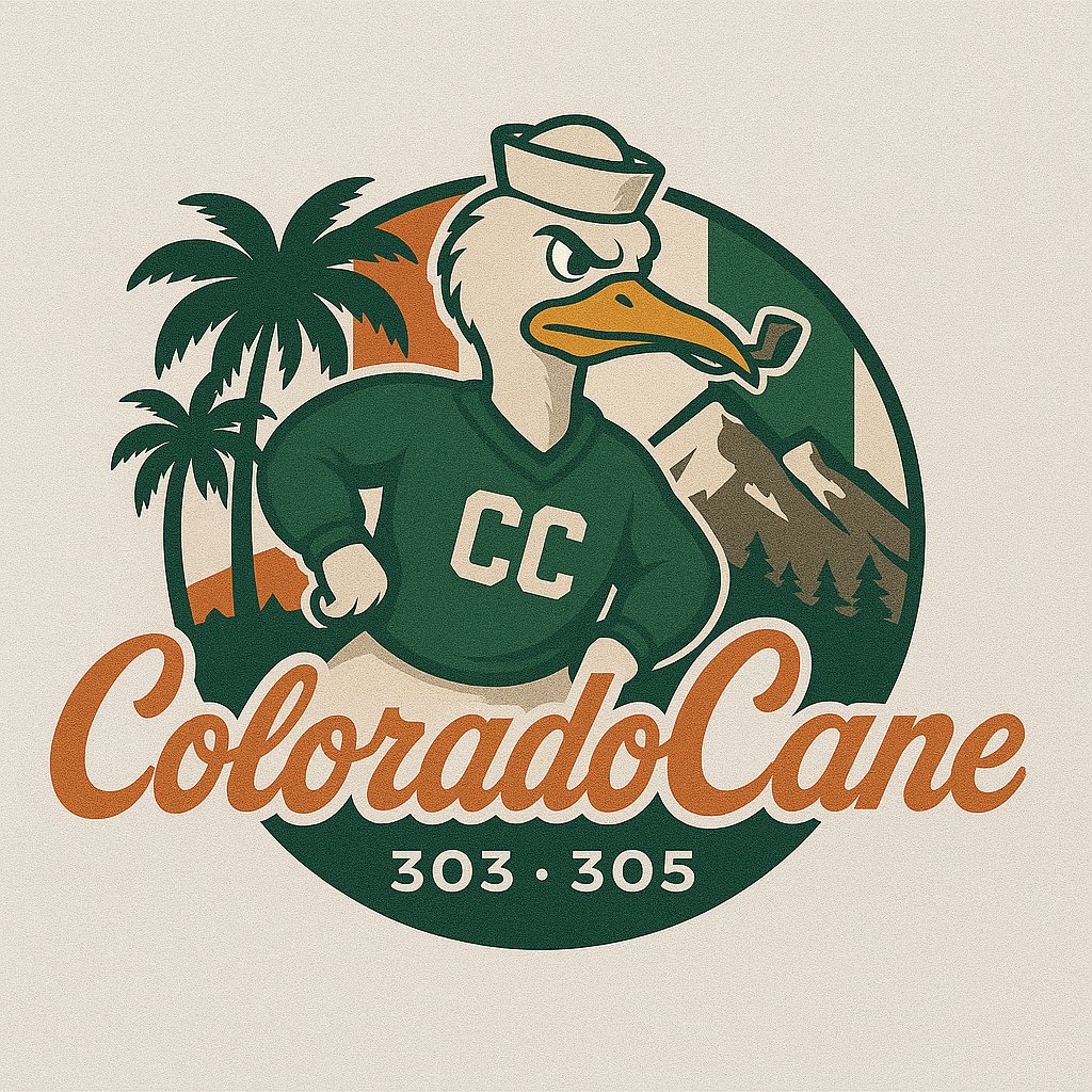 ColoradoCane303 (@coloradocane303) on Twitter photo Used AI to help create me a ColoradoCane logo. I need some help taking it to next level, any digital design artists? <a href="/ABoutTheFans_/">About The Fans™</a> ?
#GoCanes Used AI to help create me a ColoradoCane logo. I need some help taking it to next level, any digital design artists? <a href="/ABoutTheFans_/">About The Fans™</a> ?
#GoCanes