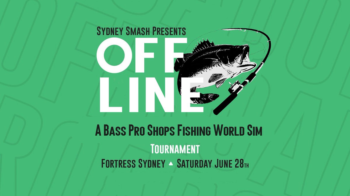 Mark your calendars and come down to Fortress Sydney for a day of Bass Pro Shops Fishing World Simulator on Sat the 28th of June.

Details TBC, we'll hopefully be running a full 64 extreme river bass fishing lobby. 1st place gets a Shimano Tiagra Ultra Rollered Overhead Game Rod
