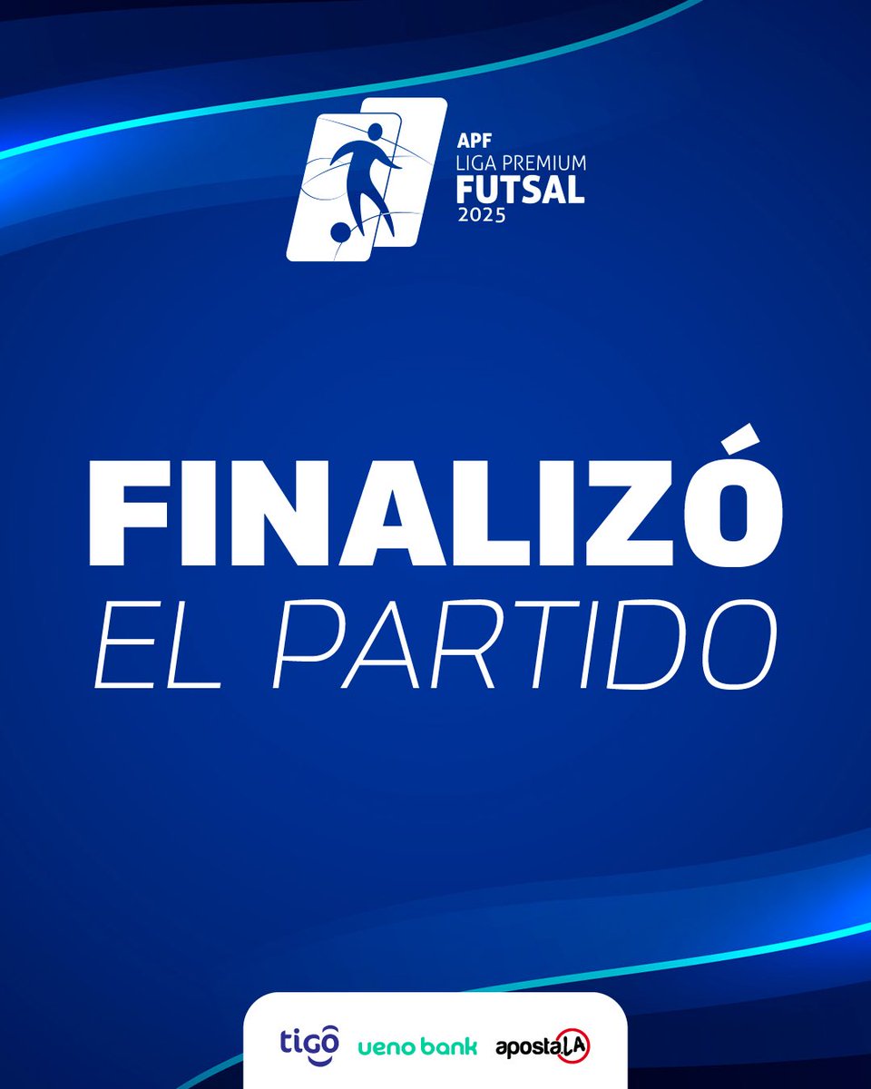 FutsalAPF's tweet photo. #LigaPremium2025 ⚽️

🗣️ ¡Final!

🗓️ Cuartos de Final - VUELTA.

📌 #StarsClub (3) - (1) #SanCristóbal

🔰 Resultado IDA: San Cristóbal 4-0 Star’s Club.

🌐 Global: San Cristóbal 5-3 Star’s Club.

✅ San Cristóbal es el segundo semifinalista de la temporada 2025.

#FutsalAPF🇵🇾 https://t.co/wIbJSchYTg