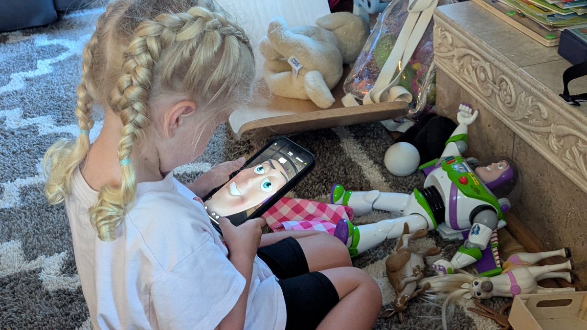 I think my daughter just took the perfect image for me to set as my new caller ID photo on my wife's phone 🤣