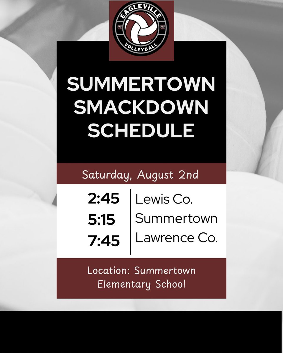 Come join us in Summertown tomorrow for more preseason play!