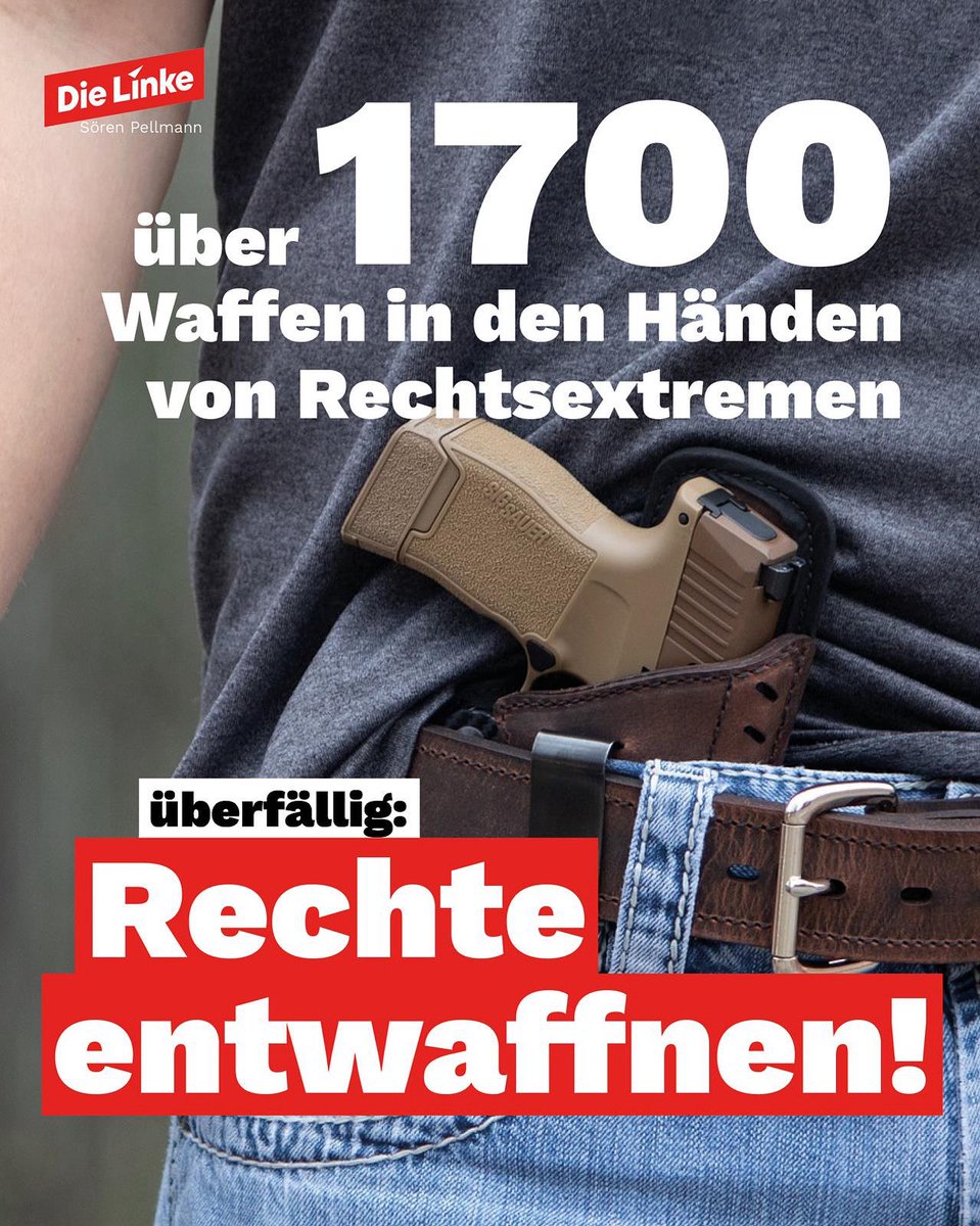 Über 1.700 Waffen in den Händen von Rechtsextremen und die Regierung schaut zu?

Während Menschen, die sich für Vielfalt, Demokratie und Gerechtigkeit einsetzen, kriminalisiert werden, horten gewaltbereite Neonazis legal Schusswaffen. Das ist nicht nur ein Skandal, sondern ein