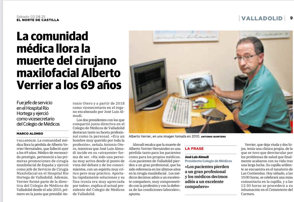 D. E. P. 
Un gran compañero y excelente profesional.