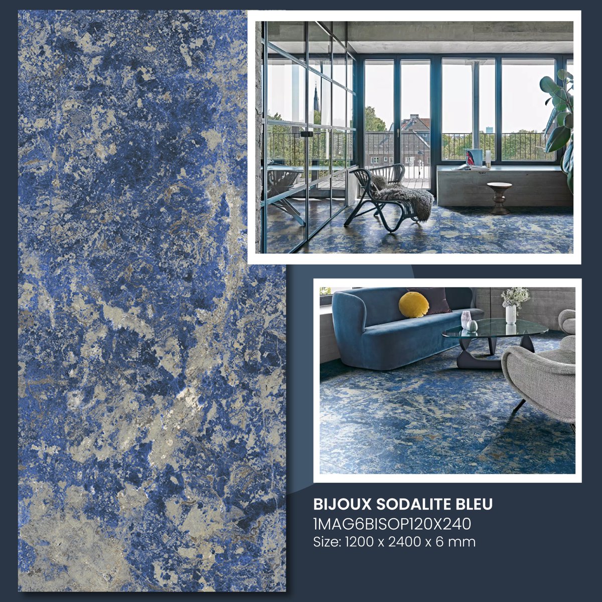 designstudiosa's tweet photo. Winter Hues are trending globally: rich blues, moody greys, earthy greens. At Union Tiles, we bring this palette to life in porcelain slabs like Bijoux Sodalite Bleu, Etoile Illusion &amp; more. Elegant, timeless.
#TrendTalk #UnionTiles #WinterHues #InteriorDesign #PorcelainSlabs https://t.co/uOuOU51rHb