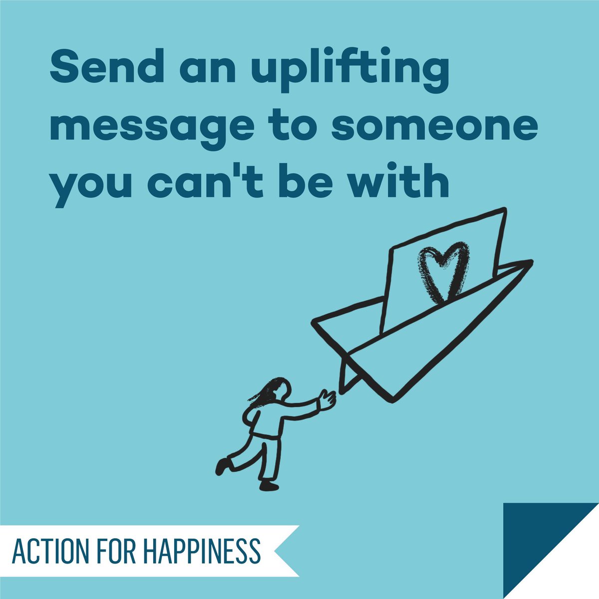 actionhappiness's tweet image. Altruistic August - Day 2: Send an uplifting message to someone you can't be with actionforhappiness.org/altruistic-aug… #AltruisticAugust