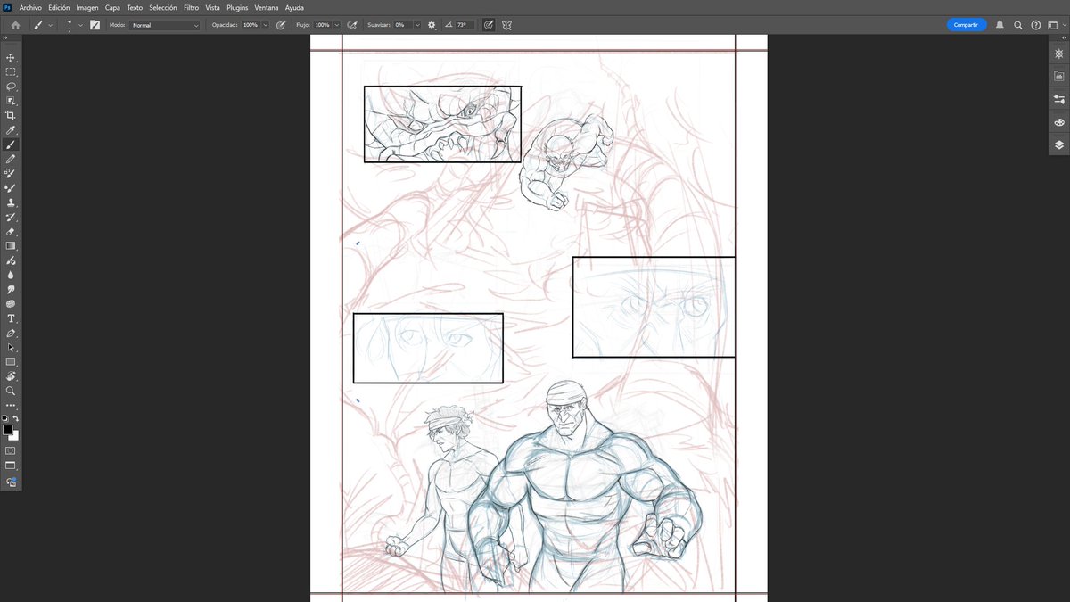 nacho_neao's tweet photo. Trying to make a comic page.
.
.
.
Give me feedback pls 🙏✍️ https://t.co/prAghEK0rX