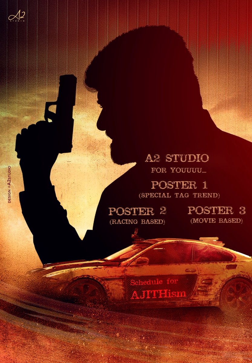 studio_byMJ's tweet photo. Here is #AJITHism day Plans by #A2Studio ! They are officially back now βπ»
Perfect Schedule for #AK day π― Back to back diffrent posters loadingπ₯
Follow @a2studoffl & Stay tuned for more updates ππ»
#AjithKumar https://t.co/zB09rPReL2