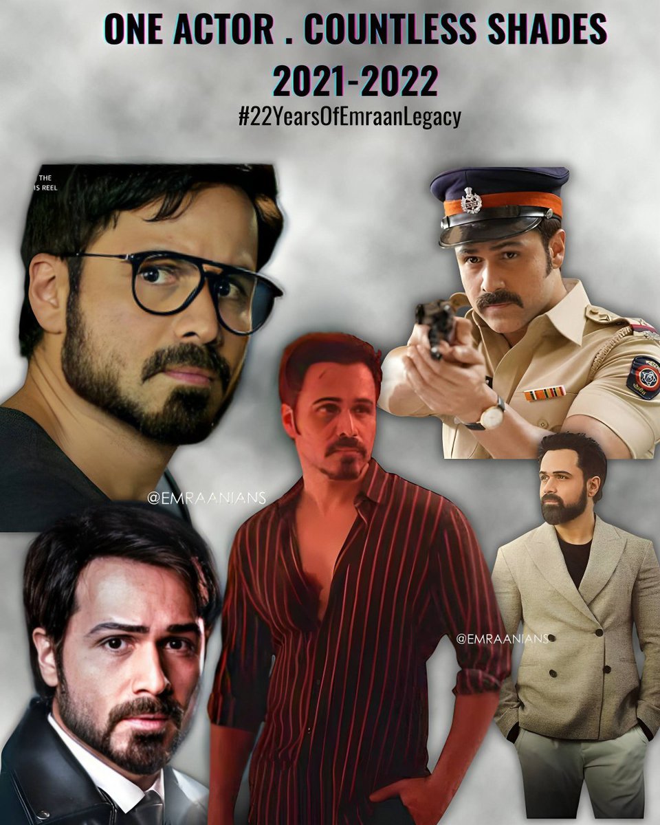 RohitSi16142859's tweet image. A haunted man in #Dybbuk
A  businessman on trial in #Chehre
An encounter specialist in #MumbaiSaga 
A  heartbroken officer in #LutGaye
A lover who walks away in #IshqNahiKarte
From horror to heartbreak, action to drama 
@emraanhashmi brought every shade to life.

#EmraanHashmi