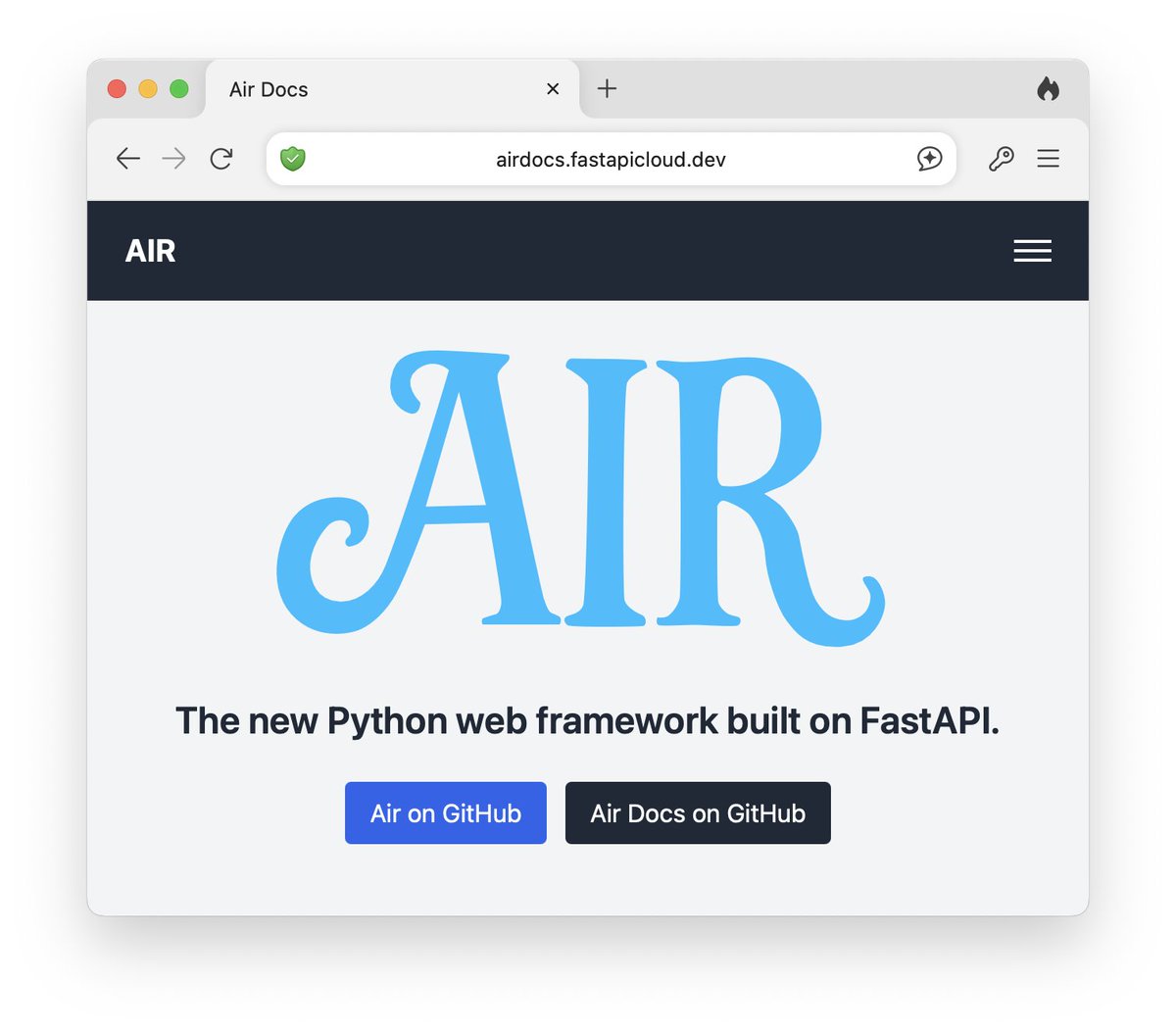 audreyfeldroy's tweet image. Last night @pydanny and I soft-launched Air, our new open-source Python web framework at @pythonph. We'll be working through the helpful feedback we got before we do a full official public launch. Stay tuned, this isn't fully live yet