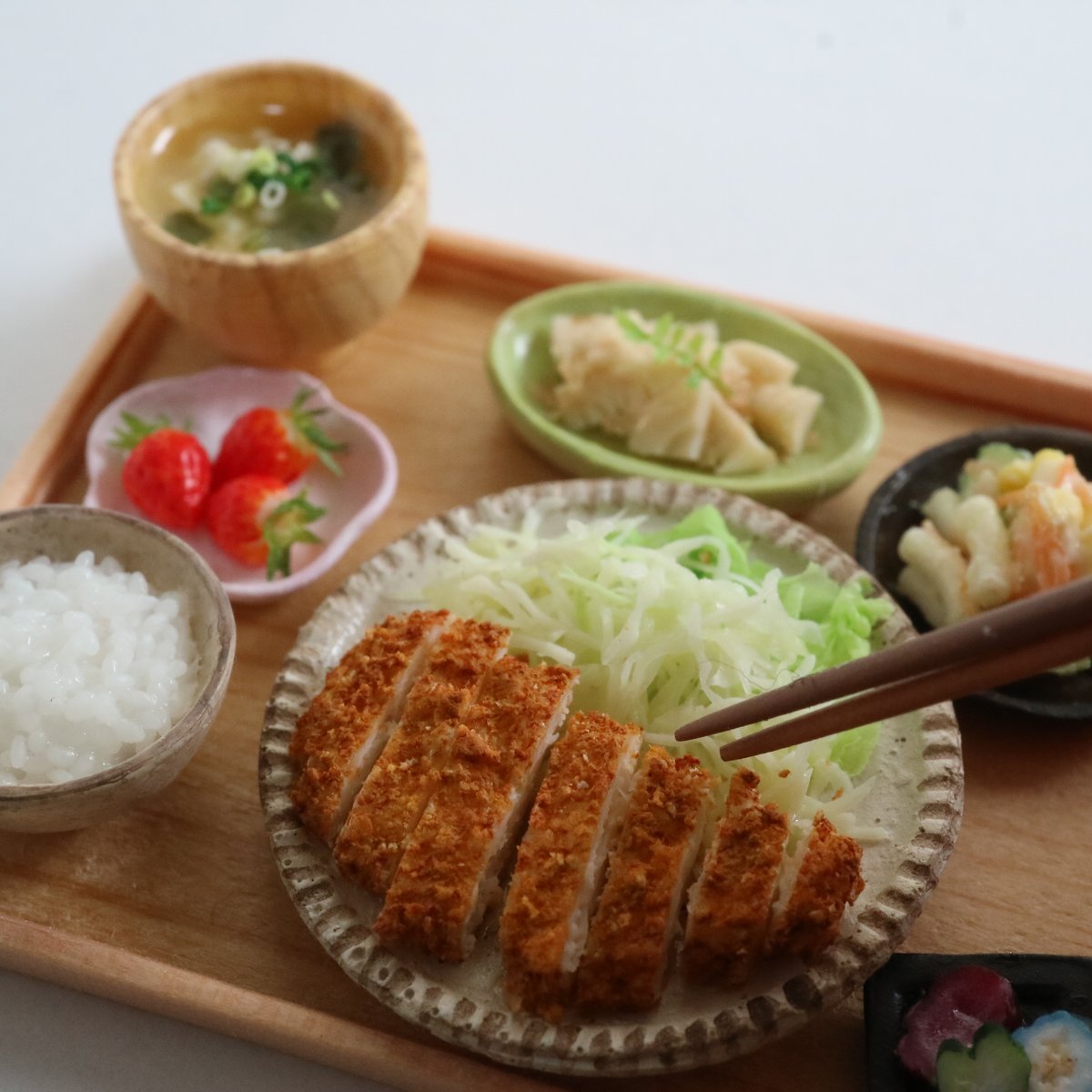 過去作　
晩御飯
とんかつと鳥南蛮🥰
