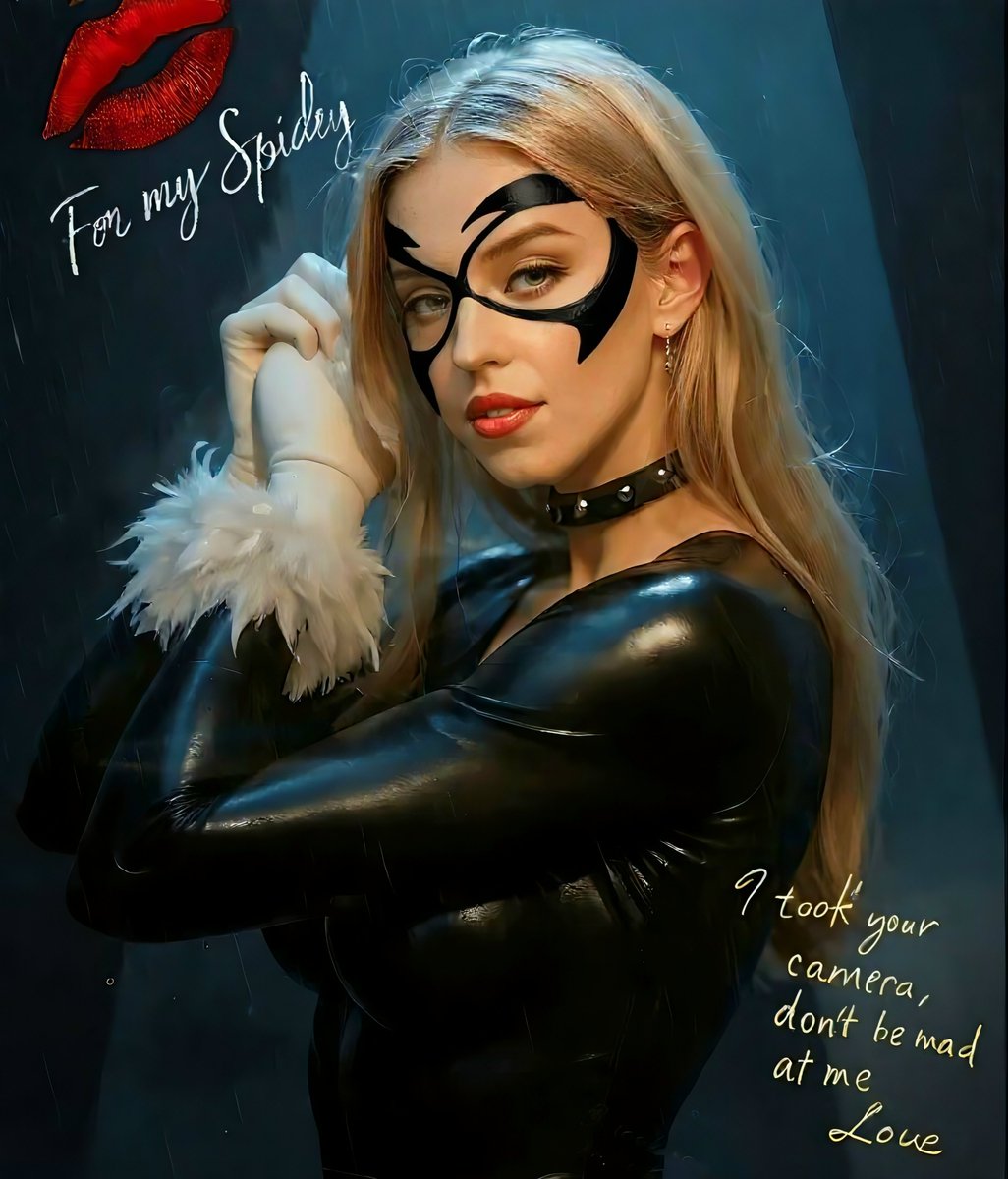 Sydney Sweeny Black Cat