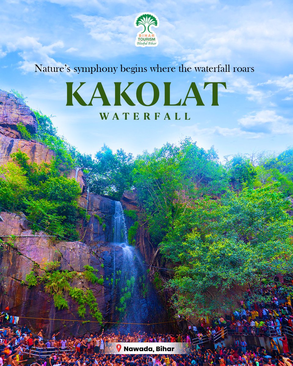 TourismBiharGov's tweet photo. Fall into the rhythm of nature at Kakolat — where water sings and the soul listens.
#kakolat_waterfall #Bihar #waterfall #bihartourism #BlissfulBihar #IncredibleIndia #ExploreMore #NatureBeauty #unseenbihar
@tourismgoi
@MLARajuSingh
@incredibleindia
@singh_loke34264 https://t.co/ZEdRhqx09E