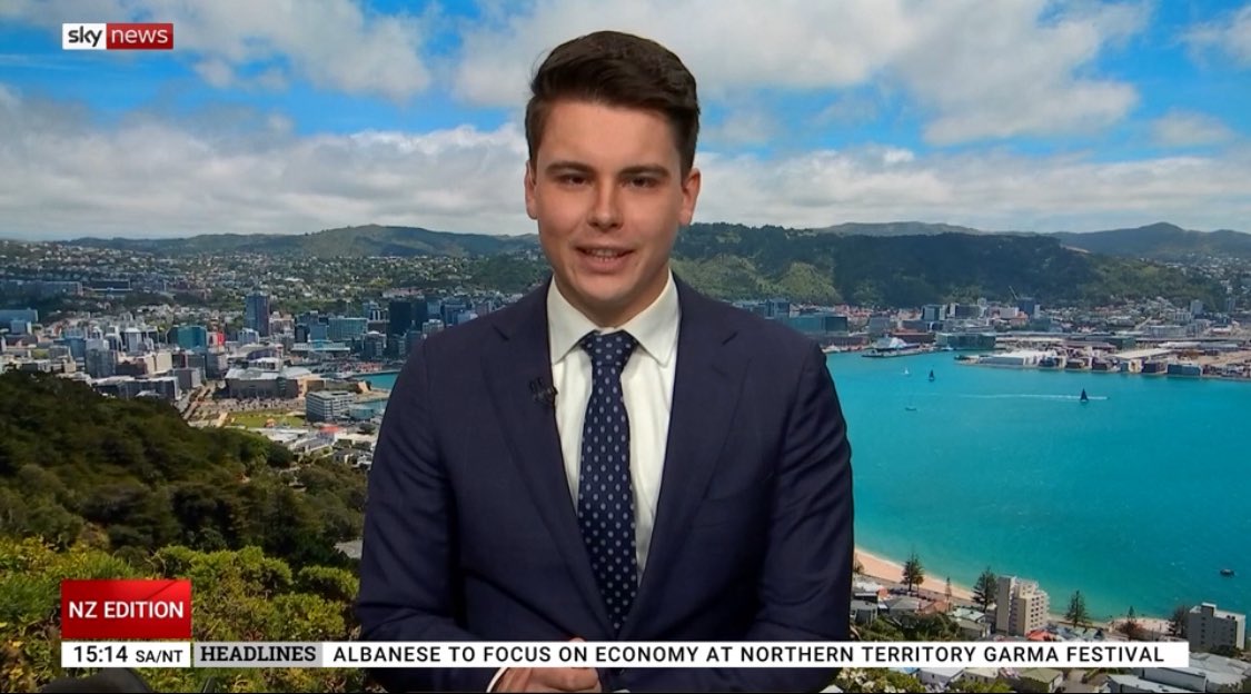Jack_Nyhof's tweet photo. Thanks for your company for my final episode of #NZEdition.
We’ve taken our little show on road around the world from India, south-east Asia, the south Pacific, Australia and of course Waitangi and Christchurch.
It’s also the only TV news bulletin broadcast from NZ Parliament. https://t.co/CNaEhPTzAW