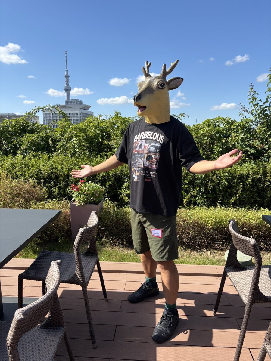 バンビーノ🦌藤田ユウキ🍠【のむいも考案者】 (@fujiboy0730) on Twitter photo たけだバーベキューさんのバーベラスTシャツ!かっこいい!!
Lサイズの着丈は鹿でこのぐらいです!
<a href="/TAKEDA_BBQ/">たけだバーベキュー(キャンプ好き)</a>
#coleman #bayflow #andST たけだバーベキューさんのバーベラスTシャツ!かっこいい!!
Lサイズの着丈は鹿でこのぐらいです!
<a href="/TAKEDA_BBQ/">たけだバーベキュー(キャンプ好き)</a>
#coleman #bayflow #andST