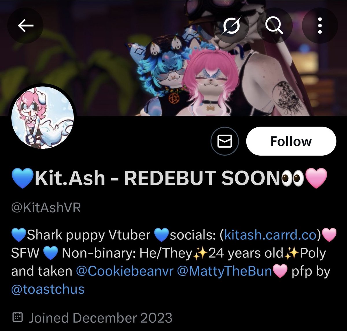 ADProblematic's tweet image. 41 - KitAshVR
Toxic personality.  An "artist" who can't handle criticism or a different opinion other than their own.  So are they really an artist then?  I don't think so.