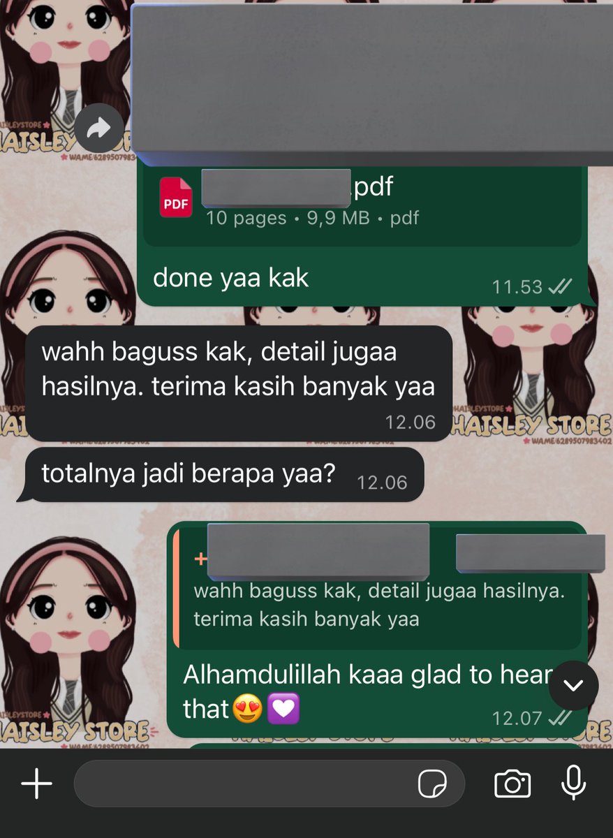 haisleystore's tweet image. testi terbaruu niee, soo happy kalo cust happy 😍

✅ bisa pay diakhir
✅ ppt gaakan dikerjain asal-asalan