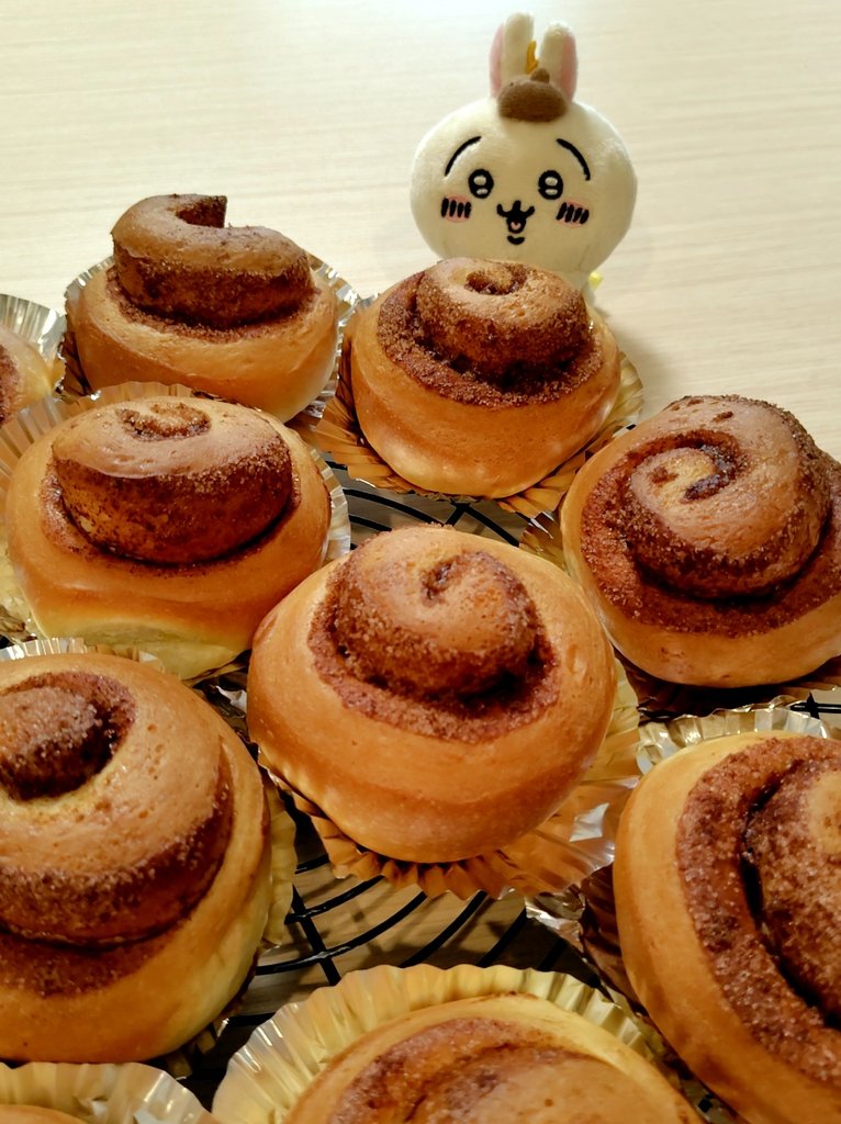 シナモンロールを作りました✨
シナモンシュガーを巻き込むときに、はちみつを加えてみました(⁠◍⁠•⁠ᴗ⁠•⁠◍⁠)
#パン作り