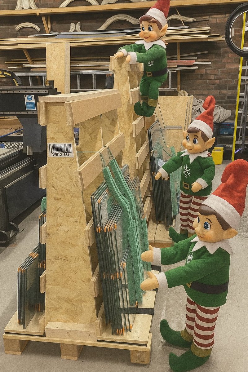 Our Elves are busy this weekend sorting yet another #FINEO delivery ready for fitting on Monday.