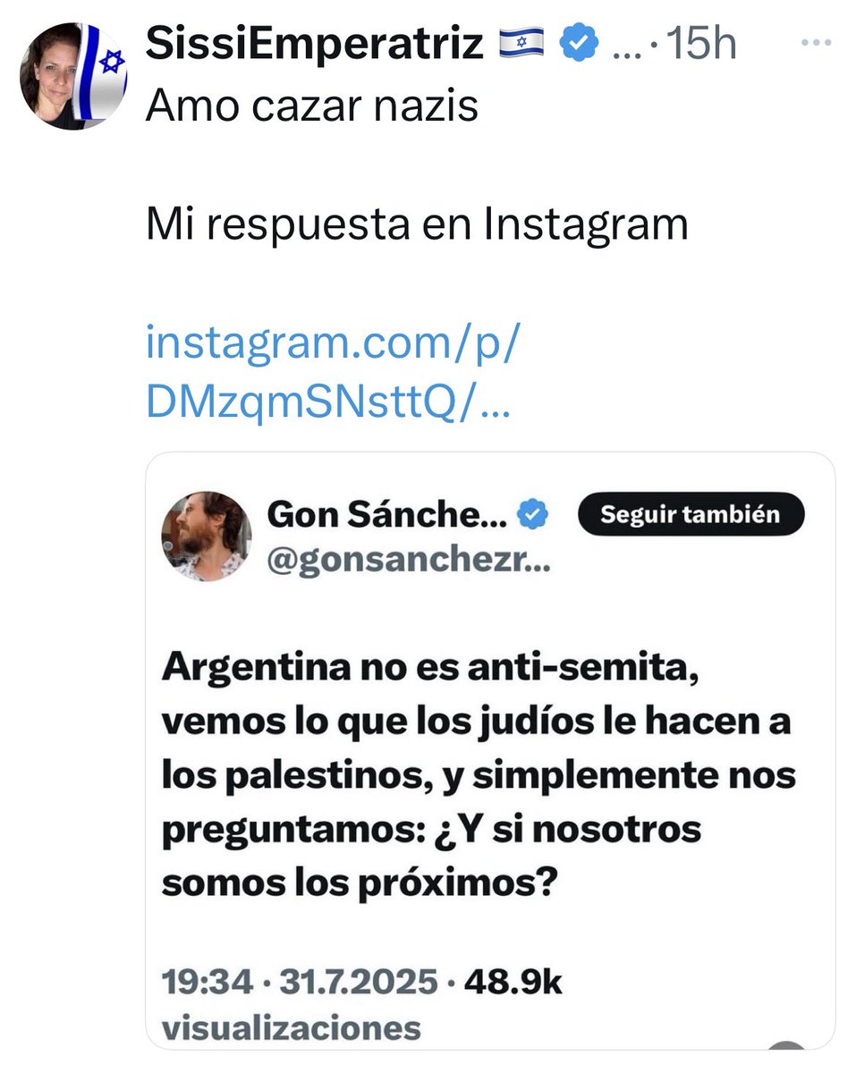 Cada vez que la pelotuda esta me acusa de nazi, me suben de a cientos los seguidores #NOLAVEN