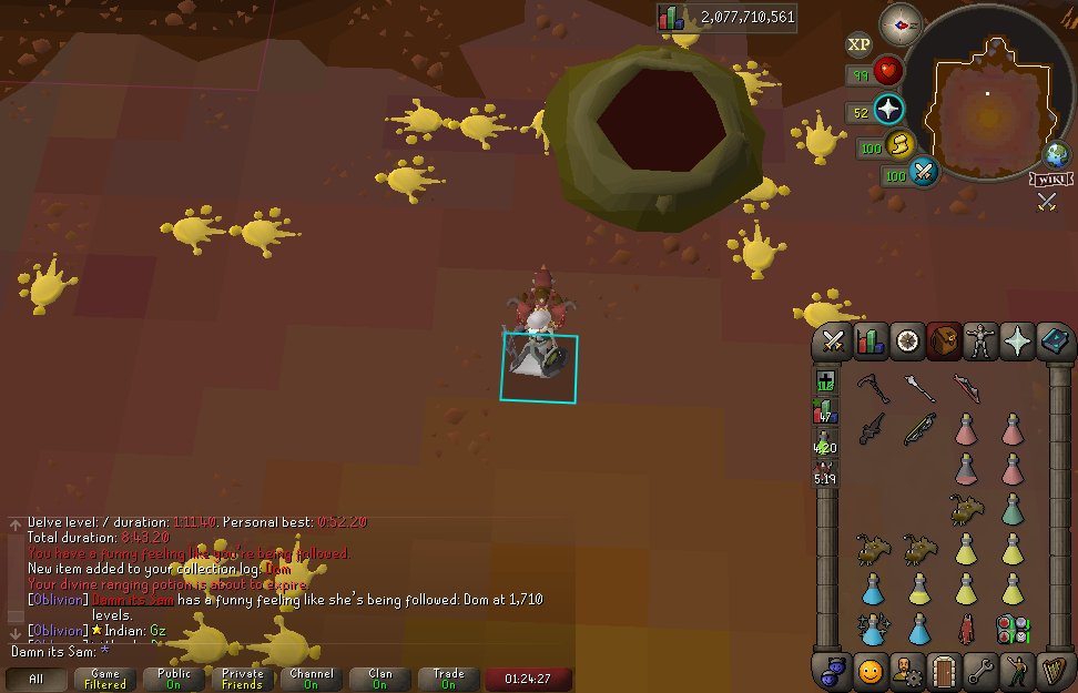 SamOSRS's tweet image. #65 Dom