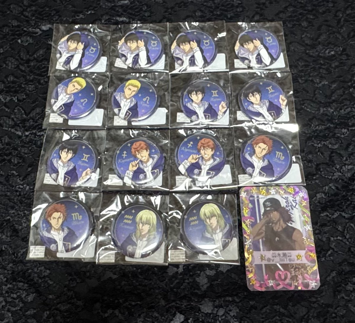 【交換・譲渡】新テニスの王子様 新テニ テニプリwebpon ウェブポン webポン 星座

▼譲
D賞 缶バッジ
海堂(4)・橘(2)・観月(3)・千石(2)・天根(2)・蔵兎座(2)

▼求
定価+送料 または 同賞 甲斐裕次郎

郵送での交換のみ📮
お気軽にお声かけ下さい🐰！