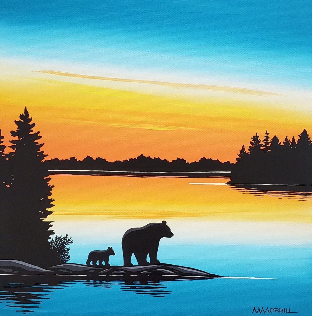 MMorrillArt's tweet photo. This is a new painting, 'Sunset View IV' 12x12 inch acrylic on canvas. Please visit my etsy store for more photos. Thanks for looking and have a great evening!
https://t.co/i0GgNdH71L https://t.co/EZvJoMjBX6