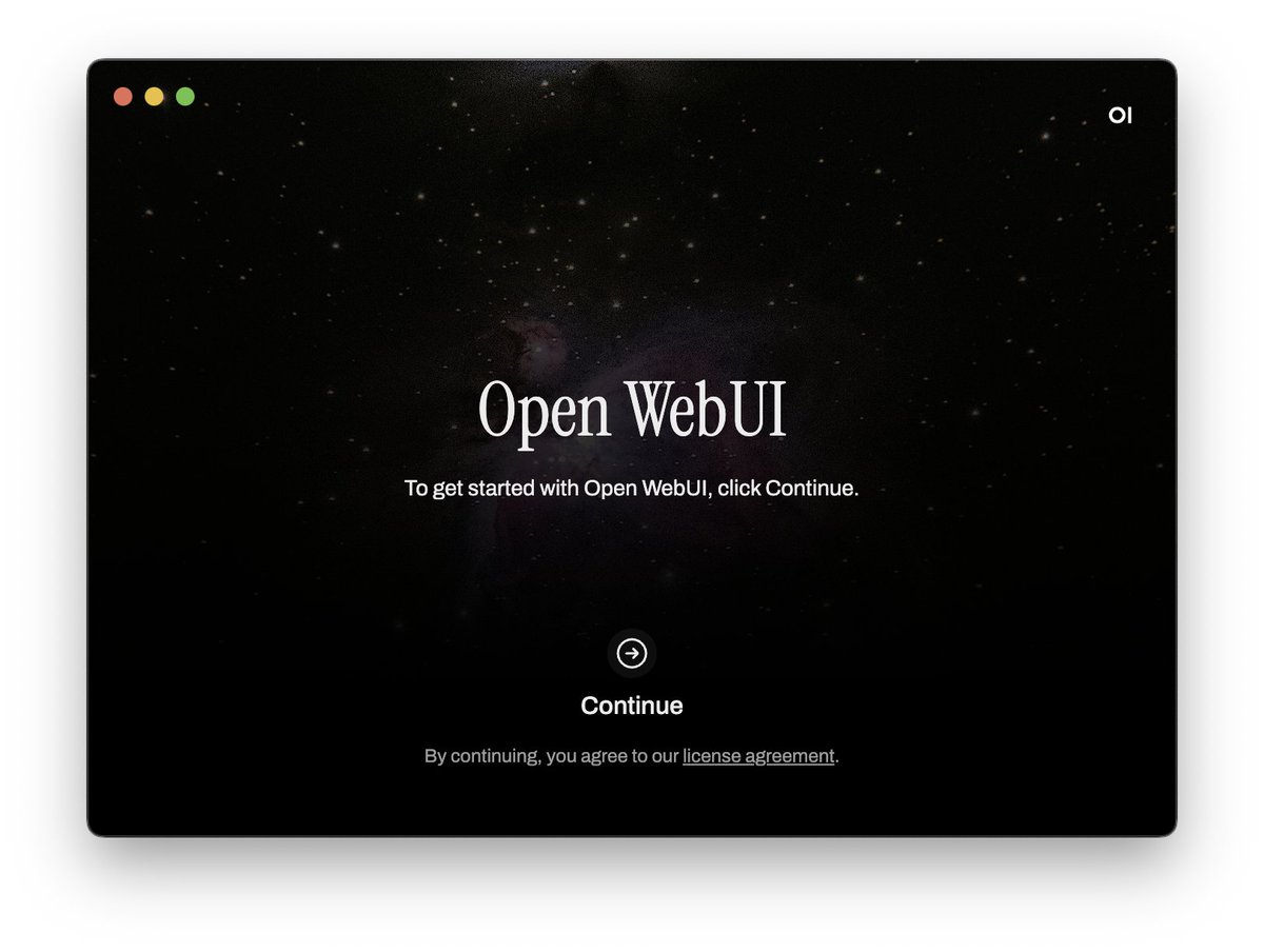 Mac miniで Open WebUIデスクトップを試してみた。Admin Accountを