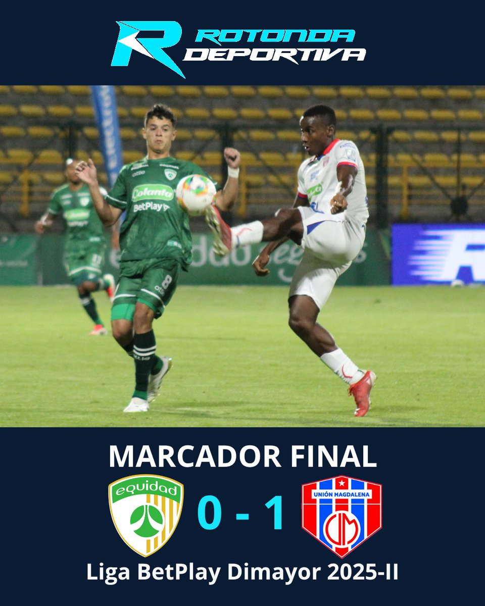 ¡Sopló el 'Ciclón' en Techo! 🌀

La Equidad se vio sorprendida en casa y cayó 0-1 ante Unión Magdalena en el inicio de la Fecha 5 de la Liga BetPlay Dimayor 2025-II.

<a href="/Equidadfutbol/">Club Deportivo La Equidad</a> <a href="/UnionMagdalena/">Unión Magdalena S.A</a>