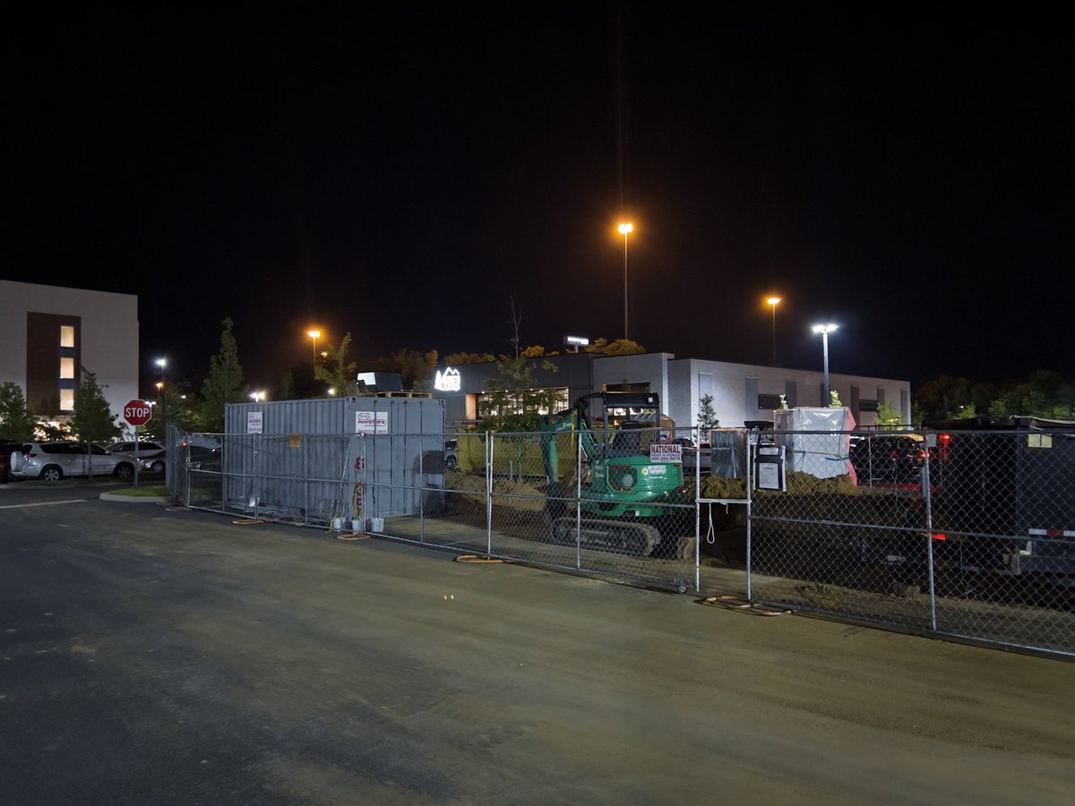 Rivian is building an Adventure Network station just 9 miles from me is currently in construction. They started just a couple days ago and they already have a power cabinet* here for install.

Permits show up to 14 stalls being one of their largest if all go in, though 6-9 stalls