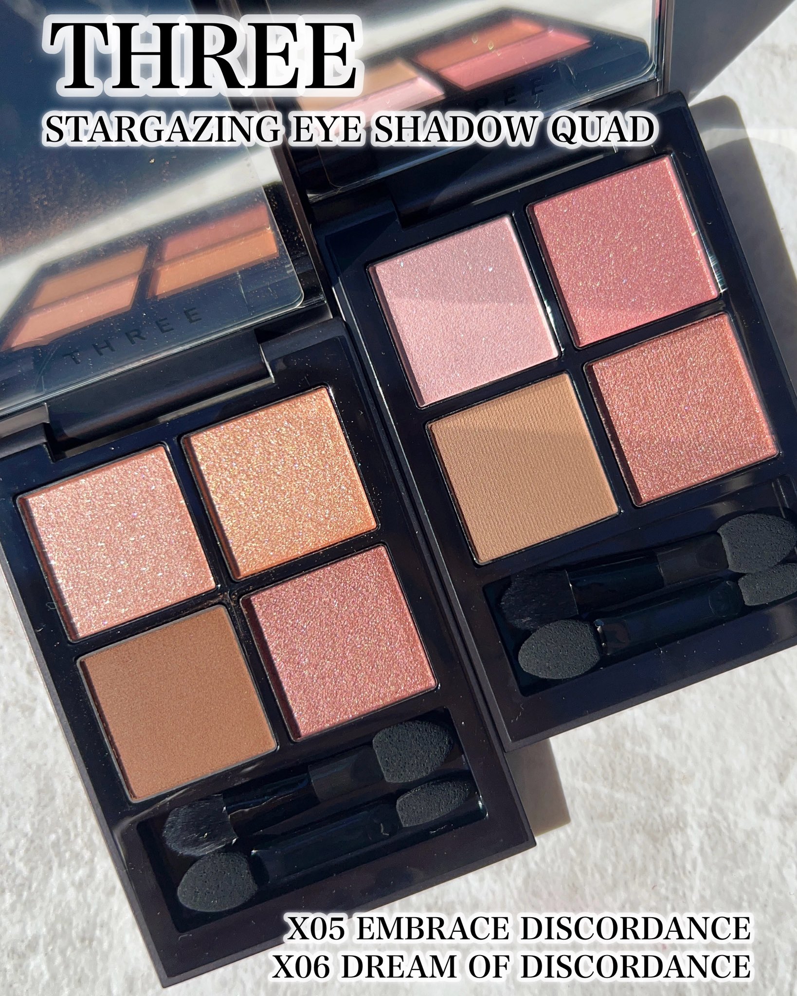 THREE スターゲージングアイシャドウクアッド / X06 【限定
