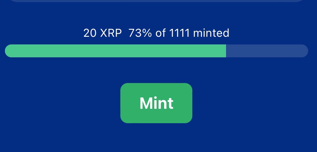 SaluteXRPL's tweet photo. Great to see the liveliness of the community 🫡

@xrpcafe x @SaluteXRPL 

The mint is almost complete! 

Who got an rare ones 👀📢 https://t.co/TZAUtXrO7b