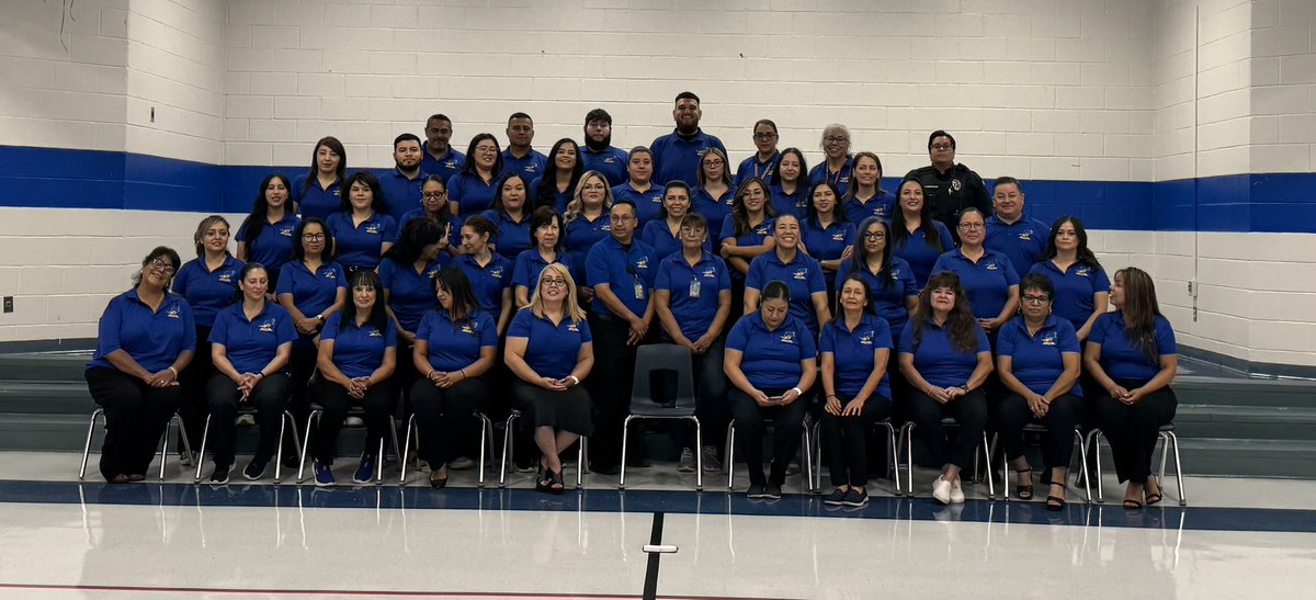 Staff photo loading in 3,2,1… #TeamSISD #GameOn #BeaksUp
