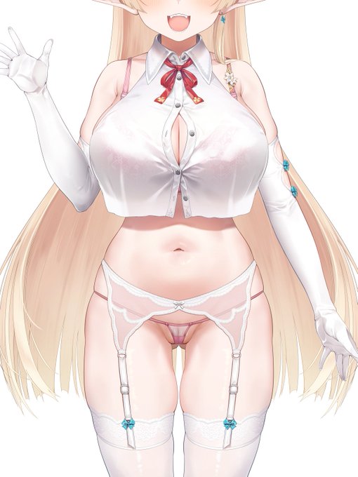 #パンツの日 
エプロン無し
アクセサリー無し
だとこうなってます 