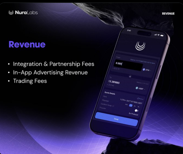 Tap To Earn <a href="/NuraLabs/">Nura Labs</a> Mine Nura Tokens In the Nura Wallet, Earn 5000 PTS. Claim 5000 Tokens

→ In Wallet Ads provide Revenue Sharing 
→  Trading Fees provide Revenue Sharing
→  Available GooglePlay &amp; App Store/TESTFLIGHT 

🔁 Native Swap with DeFi speed
🔓 Ad monetization via