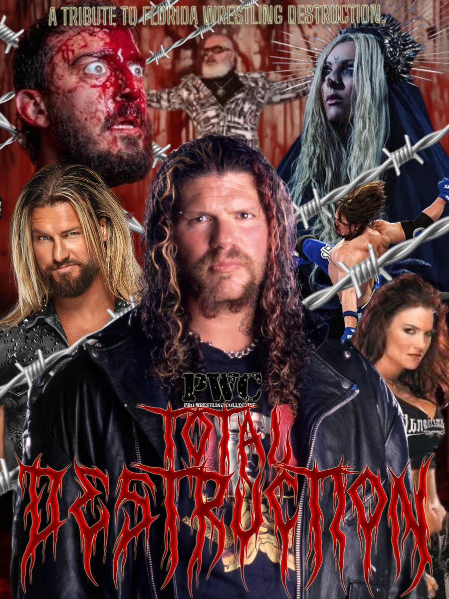 Here are the currently booked matches for #TotalDestruction.