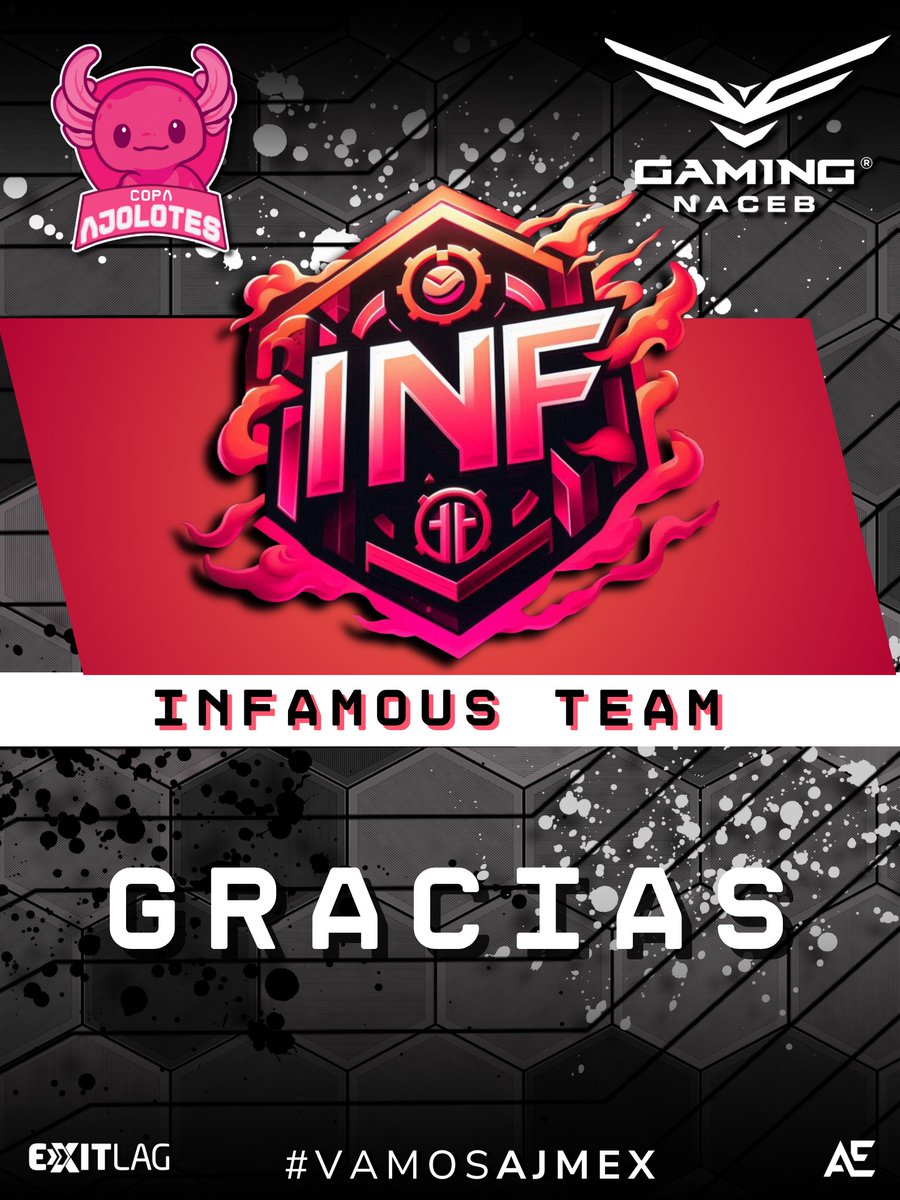 TeamAjmex's tweet image. Otro equipo que se despide de la Copa

@Infamous_Team termina su recorrido, pero con la cabeza alta que demostraron un nivel increíble con muchas rondas hasta con un ACE incluido

Los esperamos ver en alguna próxima edición