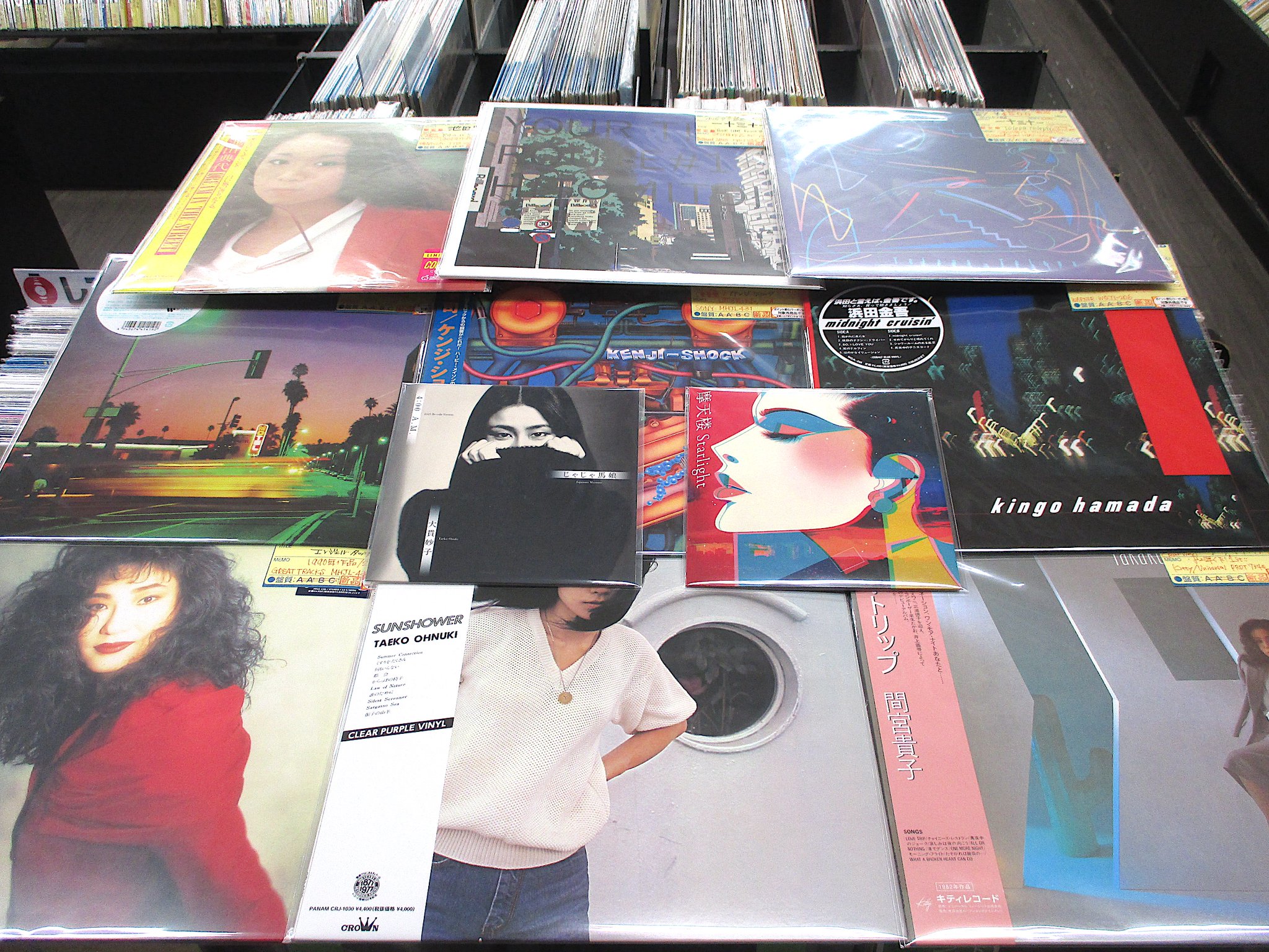 山下達郎　ピクチャー盤　他　city pop 濱田金吾　steve hiett 山下達郎 ピクチャー盤 他 city pop 濱田金吾 steve hiett