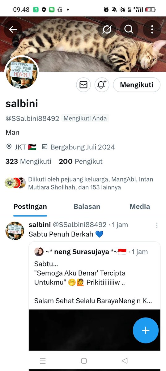 Silahkan follow akun ini
👉 <a href="/SSalbini88492/">salbini</a> 
Thanks ya 🤝😇