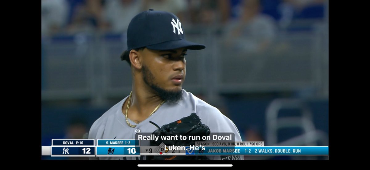 Look who is in trying to get the save for the Yankees