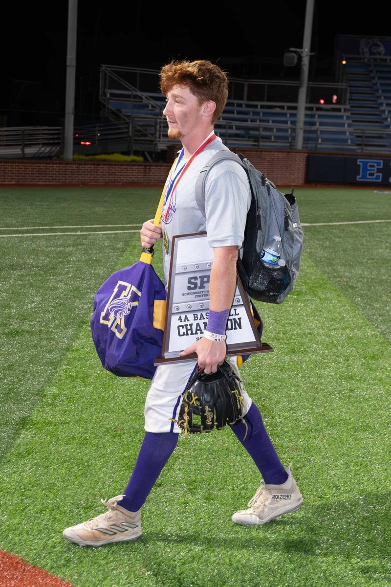 All the hard work packed in those bags. The fulfillment of this dream in the trophy. With all that going with him, he's looking forward to chasing new dreams and it's time to leave to start his next journey.

I love you, I'm going miss you, but you're ready, I'm sending you out.