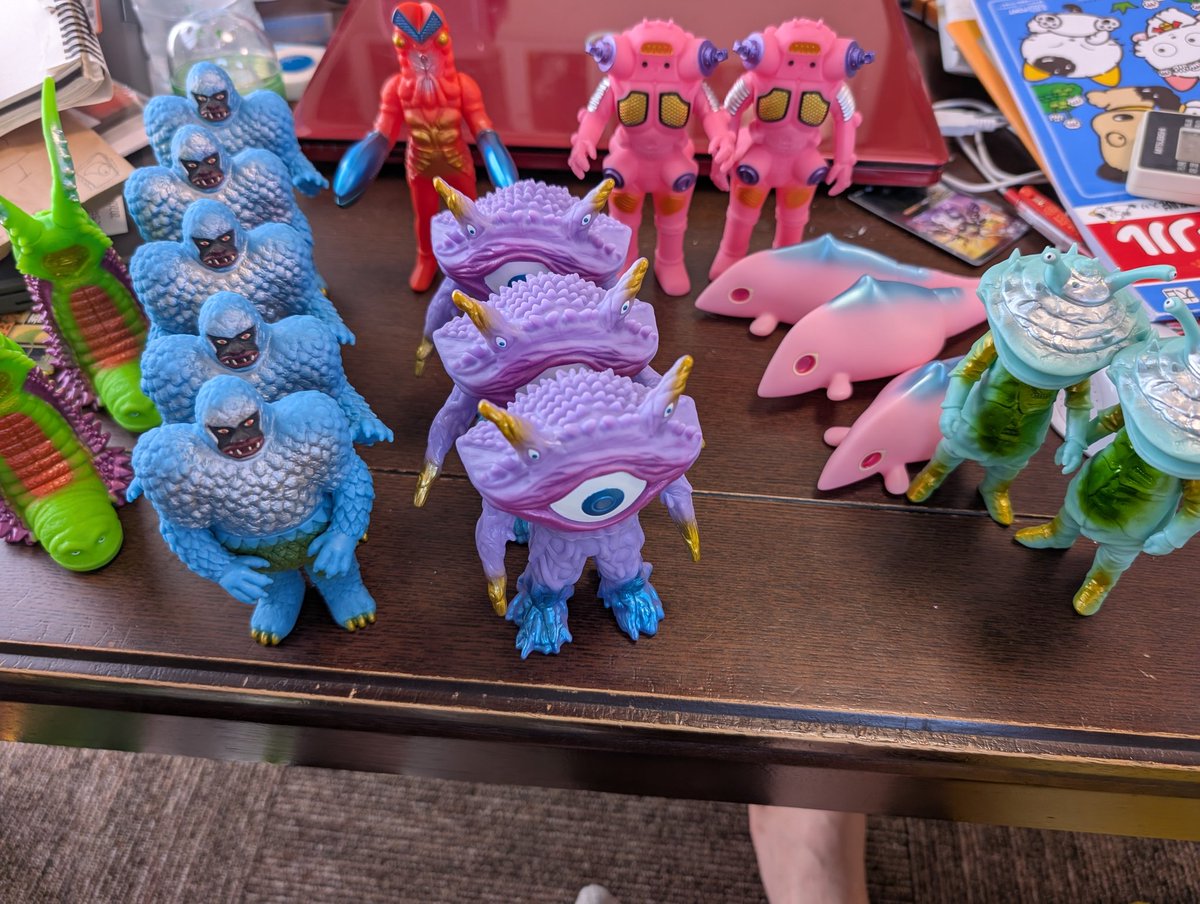 面白いカラー！でもアソートしんどい…
#怪獣COLORS