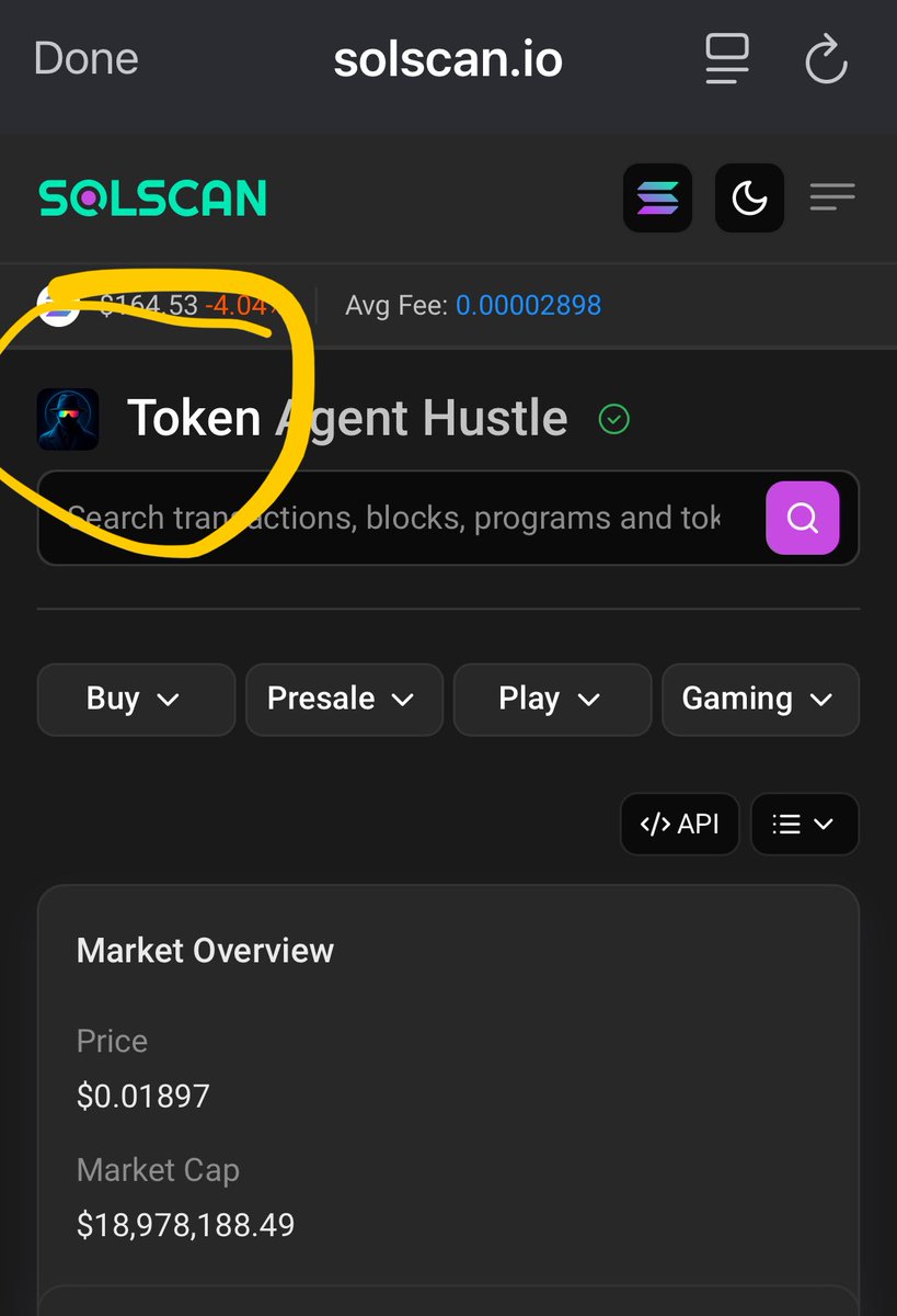 Solscan finally updated for <a href="/AgentHustleAI/">Formerly Agent Hustle</a> 🫵