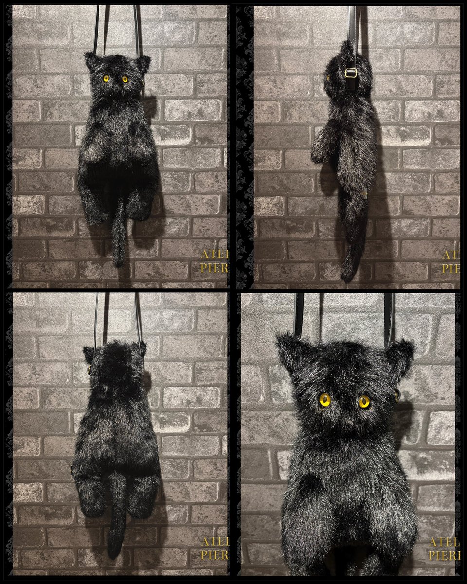 ❤️新入荷❤️ 🐈‍⬛ATELIER-PIERROT🐈‍⬛ Noir Neko Shoulder Bag